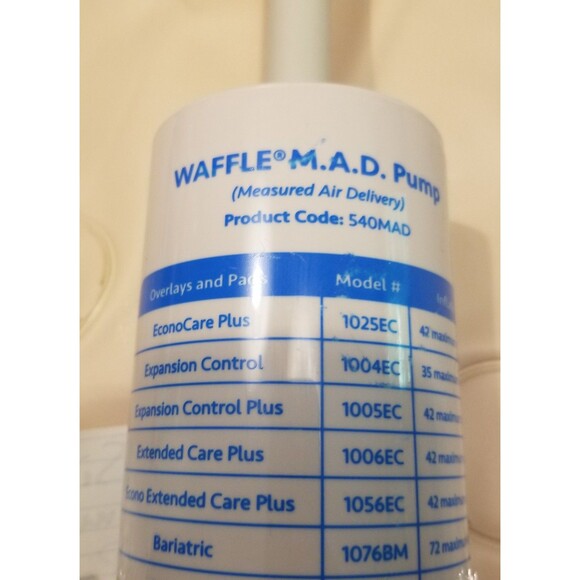 Ehob waffle mattress expansion control overlay with pump 76" x 34" x3" - Picture 6 of 11